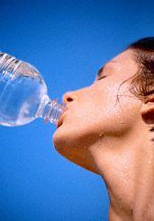 Drink healthy water to rehydrate